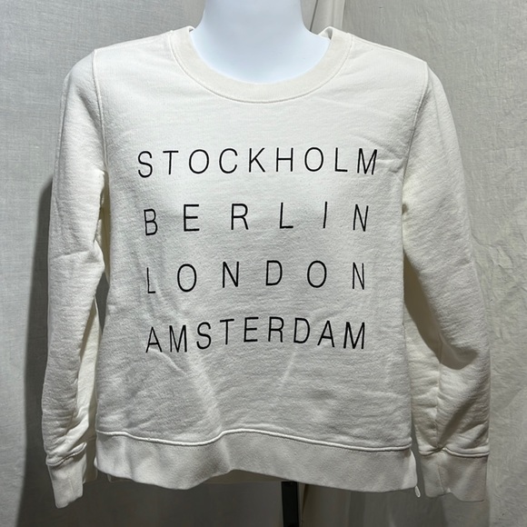 Madewell Crew Neck Sweatshirt W Size Small - Picture 1 of 4